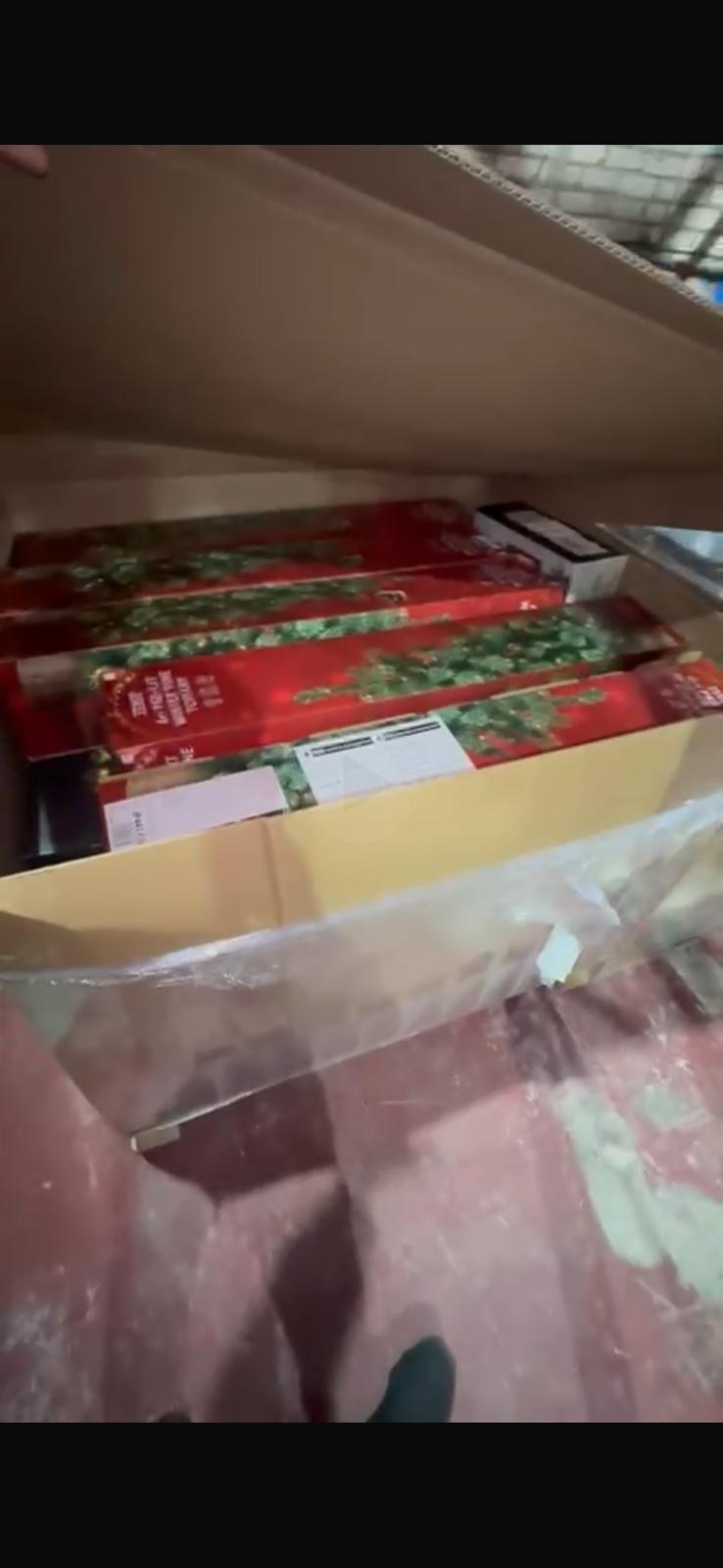Tesco home Christmas pallets